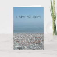 Tarjeta del lago Happy Birday