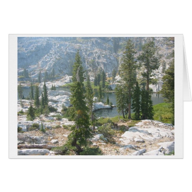 Tarjeta del lago Horseshoe (Anverso (Horizontal))