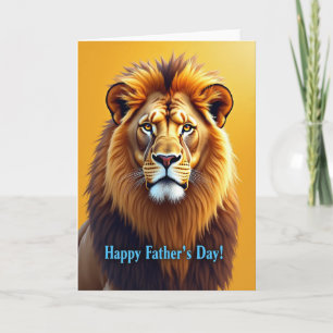 Tarjeta del León del Día del Padre Regal