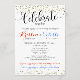 Tarjeta del libro de invitaciones de Baby Shower c