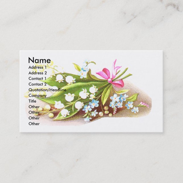 Tarjeta del libro de recuerdos del Victorian del (Anverso)