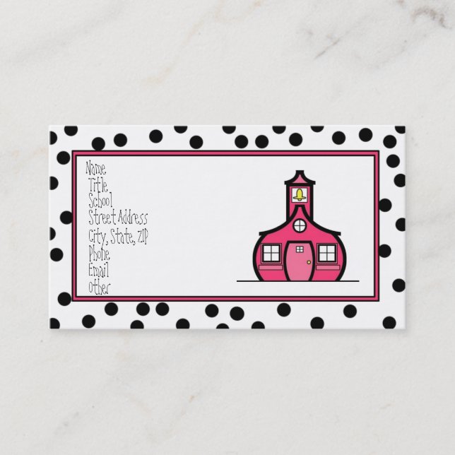 Tarjeta del logotipo del punto (Anverso)