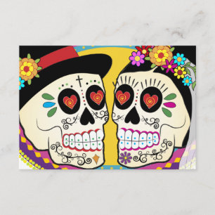 Tarjeta del Los Novios RSVP