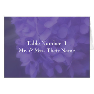 Tarjeta del lugar de la tabla de la boda de la