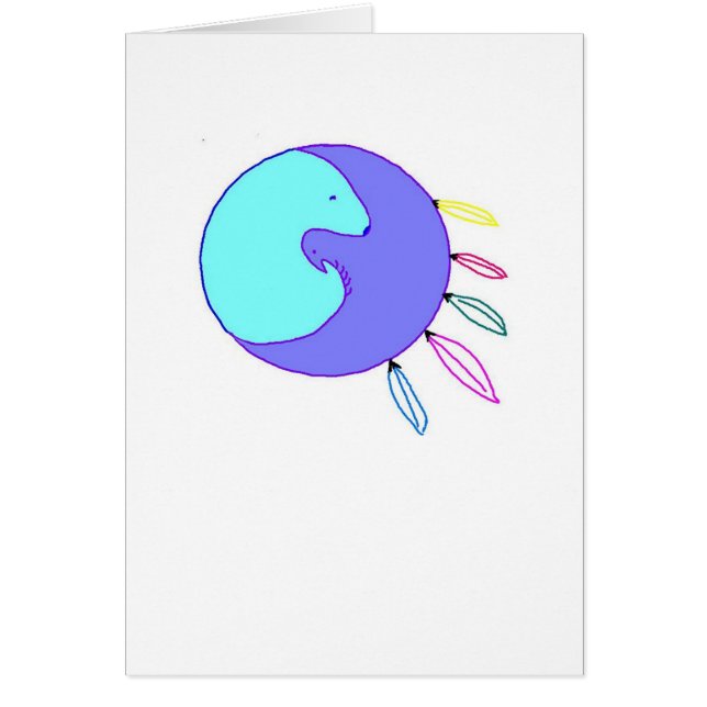 tarjeta del mandella del pájaro-oso (Frente)