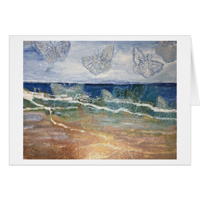 Tarjeta del Mar Mariposa (Anverso (Horizontal))