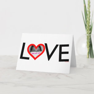 Tarjeta del marco del AMOR