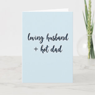 Tarjeta del Marido Amoroso Cielo Azul