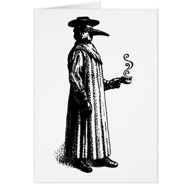 Tarjeta del médico de la plaga (Frente)