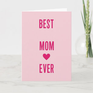 Tarjeta del Mejor Amor de Mamá