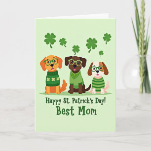 Tarjeta del Mejor Día de San Patricio para Mamá