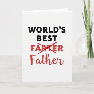Tarjeta del Mejor Padre Divertido del Mundo