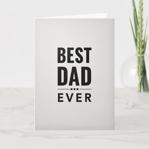 Tarjeta del Mejor Papá del Mundo