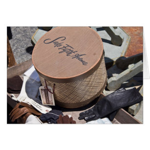 Tarjeta del mercado de pulgas