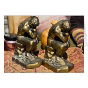 Tarjeta del mercado de pulgas