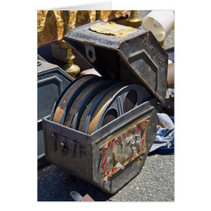 Tarjeta del mercado de pulgas