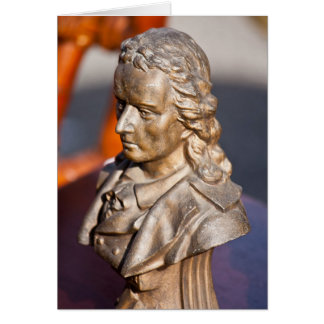 Tarjeta del mercado de pulgas - maestro clásico