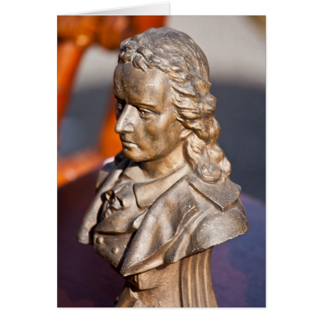 Tarjeta del mercado de pulgas - maestro clásico (Frente)