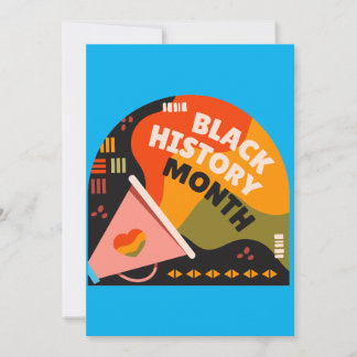 Tarjeta del Mes de la Historia Negra - Invitación