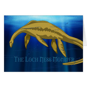 Tarjeta del monstruo de Loch Ness