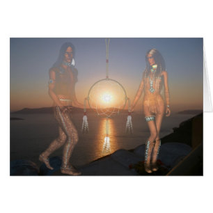 Tarjeta del nativo americano