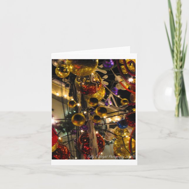 Tarjeta del navidad o del día de fiesta - diseño 4 (Anverso)