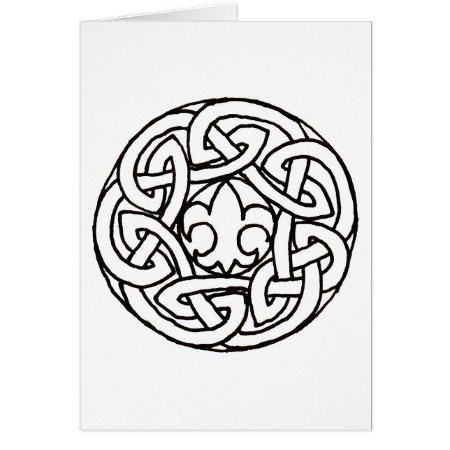 Tarjeta del nudo del boy scout (Frente)