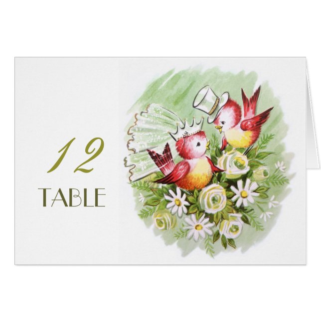 Tarjeta del número de lugar de la tabla de los (Anverso (Horizontal))