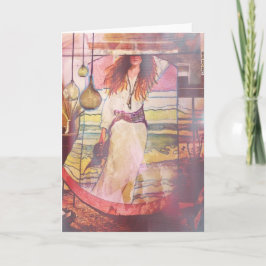 Tarjeta "Del ojo de buey en Portugal"