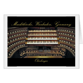 Tarjeta del órgano de Wiesbaden