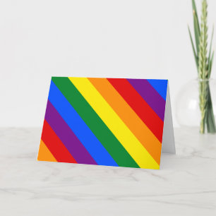 Tarjeta del orgullo arcoiris