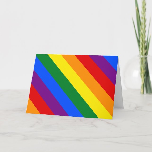 Tarjeta del orgullo arcoiris (Anverso)