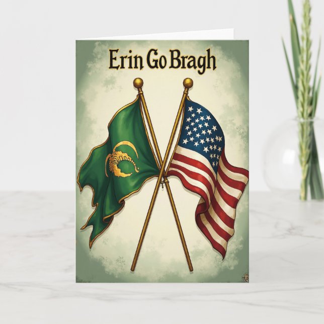Tarjeta del Orgullo Irlandés para Siempre (Anverso)