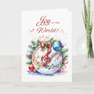Tarjeta DEL Ornamento de Navidad del profesor de piano