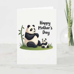 Tarjeta del Oso del Día de la Madre Dulce