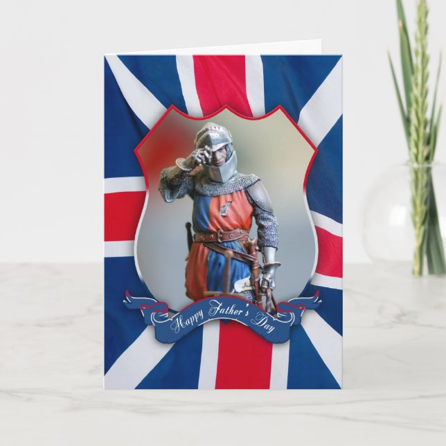 tarjeta del padre con jack de caballero y de unión (Anverso)