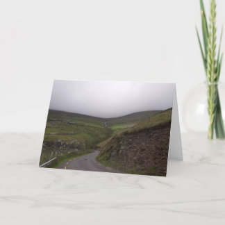Tarjeta del paisaje de Irlanda