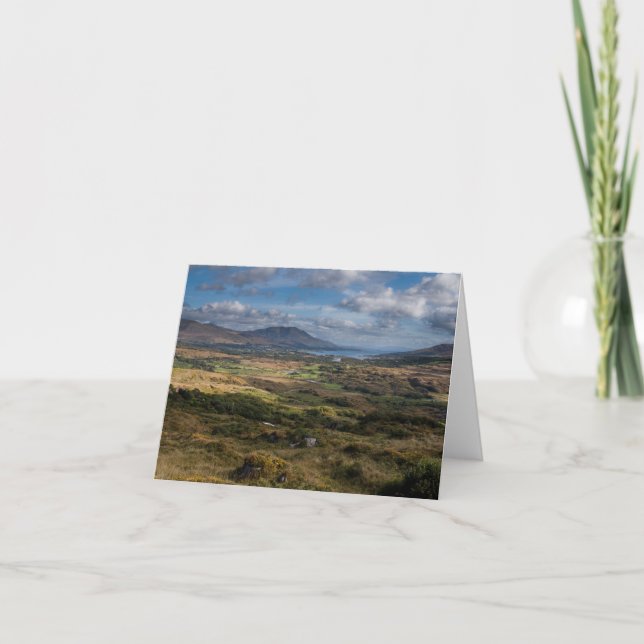 Tarjeta del paisaje del corcho (Anverso)
