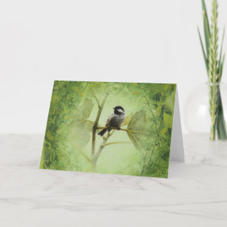 Tarjeta del pájaro de Andrew Denman