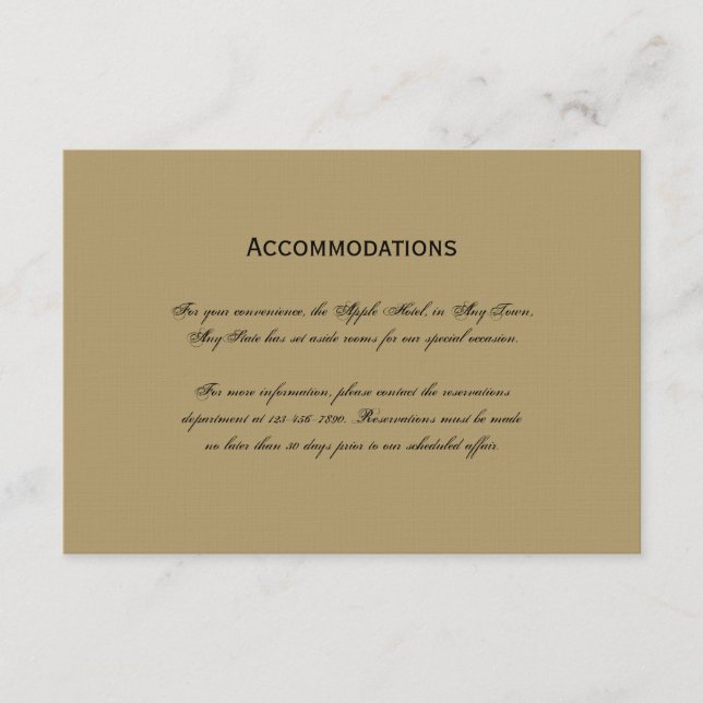 Tarjeta del parte movible de la boda de la (Anverso)