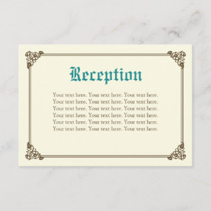 Tarjeta del parte movible de la boda del cuento de