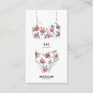 Tarjeta del parte movible del tamaño de la ropa