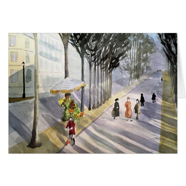 Tarjeta del paseo del fin de semana (Anverso (Horizontal))