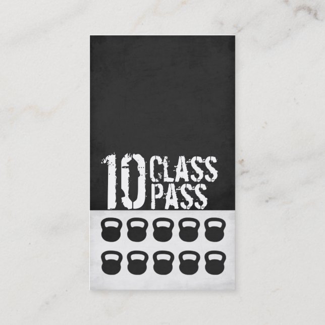 Tarjeta del paso de la clase de la tarjeta de (Reverso)