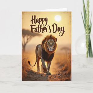 Tarjeta del Paso del Día de los Padres de Oro