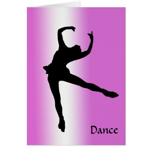 tarjeta del patinaje de hielo (Frente)