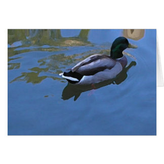 Tarjeta del pato