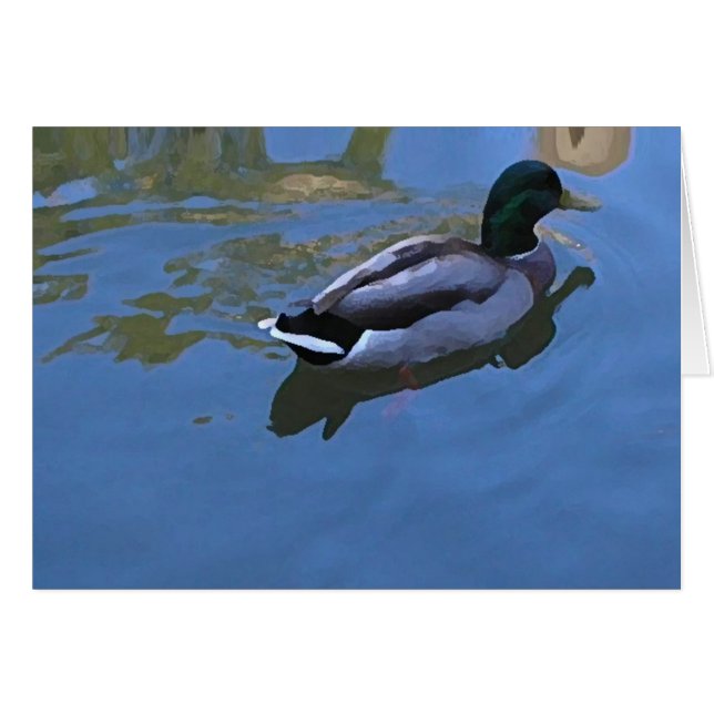 Tarjeta del pato (Anverso (Horizontal))
