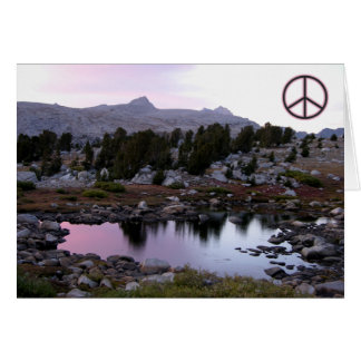 Tarjeta del Peacenik