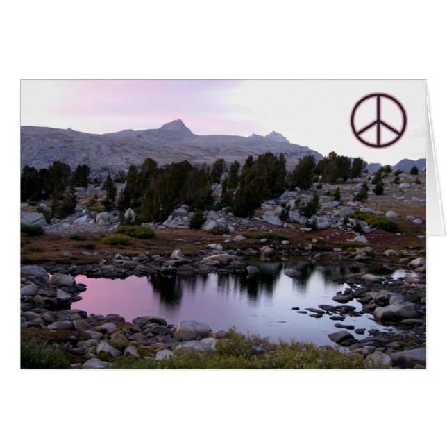 Tarjeta del Peacenik (Anverso (Horizontal))